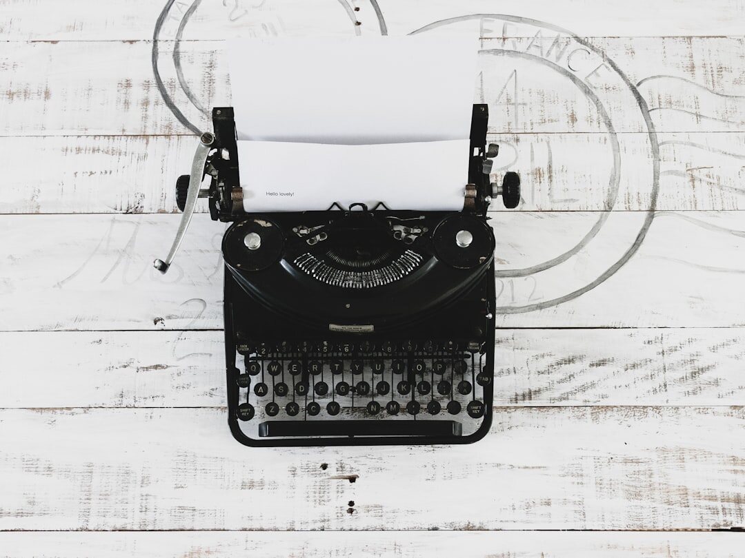 writer at typewriter